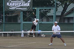 男子ダブルス決勝 準優勝j 加藤・小野田組