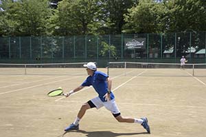 男子シングルス決勝 野邊地隼人選手