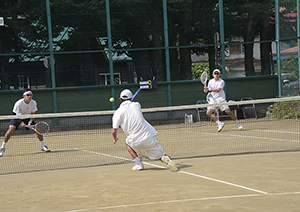 男子ダブルス決勝 増井・小柳選手