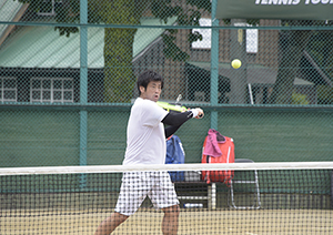 混合ダブルス決勝 西岡・清水組