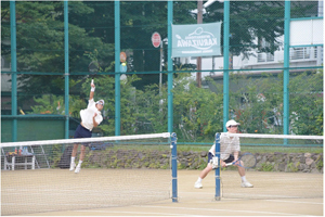 男子ダブルス決勝　有村・志賀組