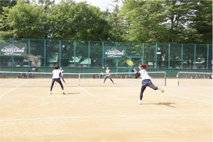 女子ダブルス決勝　渡邉・日暮組