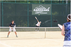 混合ダブルス決勝　西岡・清水組