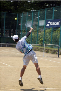 男子シングルス決勝　中村裕基選手